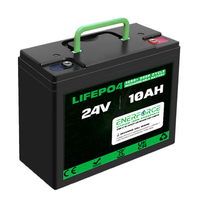 10h 24V LiFePO4-Batterie mit tiefem Zyklus Lithiumbatterie für Solarenergie