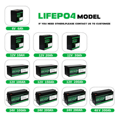 Enerfroce 6V 8ah Lithium-Eisen-Phosphat-Batterie-Pack angepasst