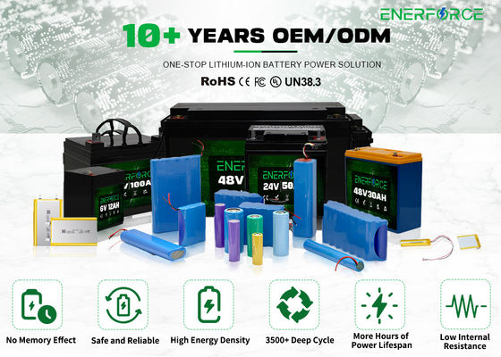 6V 6Ah Lifepo4 Lithium-Ionen-Batterie Wiederaufladbare Energiespeicher-Batterie