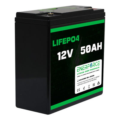 12.8V 50Ah wiederaufladbare LiFePO4 Batterie Paket schnelles Laden für Solar