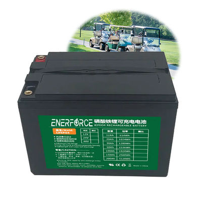 48V 100Ah Golfkarrenbatterie wiederaufladbare Lifepo4 Lithium-Ionen-Phosphatbatterien