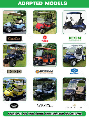 48V 100Ah Golfkarrenbatterie wiederaufladbare Lifepo4 Lithium-Ionen-Phosphatbatterien