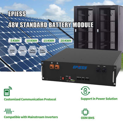 51.2V 5,12KWh Lithiumbatterie Hochleistungs 6000 Zyklus 38KG