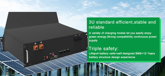 Hochleistungsregal Lithiumbatterie 51.2V 5.12KWh mit 6000 Zyklen