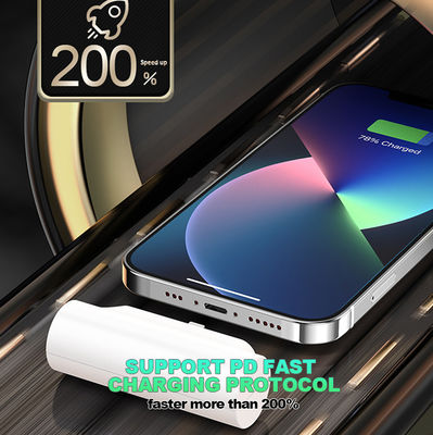 Superleichte 5000 mAh Portable Mobile Power Bank mit drahtlosem Laden