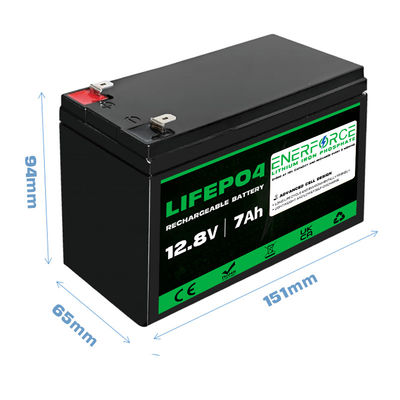12V 7Ah EV LiFePO4 Akku wiederaufladbar mit eingebautem BMS für Kinderspielzeug