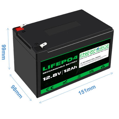 12V 12Ah LiFePO4 Batteriepack mit BMS für Rasenmäher UPS-Scooter