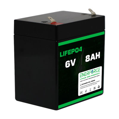 Enerfroce 6V 8ah Lithium-Eisen-Phosphat-Batterie-Pack angepasst