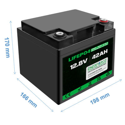 OEM 12V LiFePO4 Batterie 42Ah für Solarstromsystem Van Golfwagen und Rollstühle