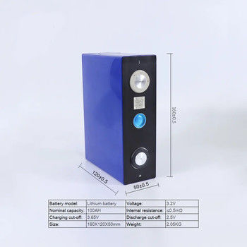 3.2V 100Ah LiFePO4 Prismatische Zelle EVE Solarenergie Speicher für Zuhause