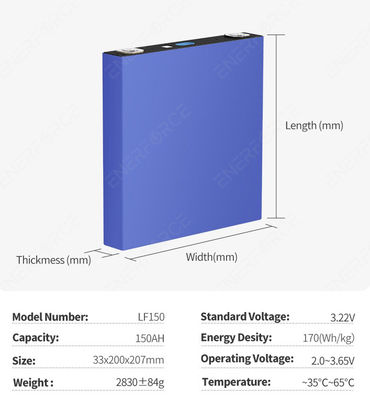 EVE 4000 Zyklus 3,2 V 150 Ah LiFePO4 Batteriezelle für Golfkarren