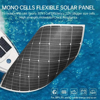 OEM Portable Mobile 100W Flexible Solarzellen für Wandern CE CB TUV zertifiziert
