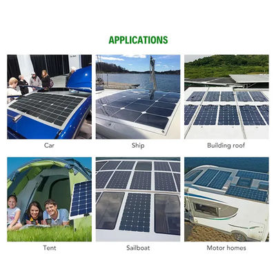 OEM Portable Mobile 100W Flexible Solarzellen für Wandern CE CB TUV zertifiziert