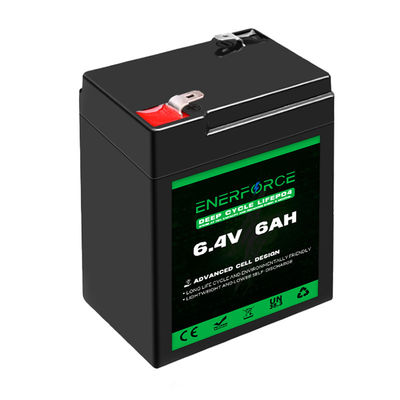 6.4V 6Ah 8Ah wiederaufladbare Lifepo4 Batterie 32650/32700