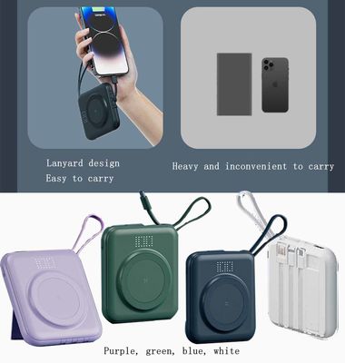 Kompakte drahtlose mobile Stromversorgung 15000mAh 20000mAh OEM mit LED-Display