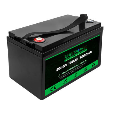 LFP-Lithium-Phosphat-Batterie 24V 50Ah Lifepo4-Batterie für Golfkarren und Boote