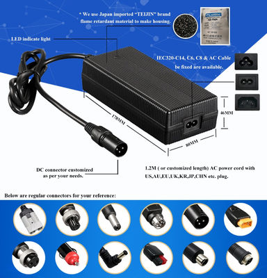 OEM-Lithium-Batteriezubehör 8S 29.2V 10A 12A 13A 14A Motorradbatterielader
