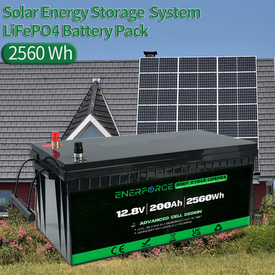 12.8V 100Ah LiFePO4 Batterie Enerforce OEM Langlebigkeit für Solar- und Backup-Systeme